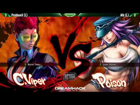SFIV - ProblemX [C. Viper] x Afii [Poison] - Dreamhack 2015 Grand Finals