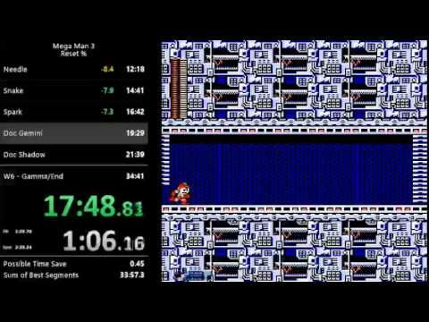 Mega Man 3 Speedrun - 34:34