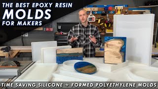 Best Silicone & Polyethylene Molds For Charcuterie Boards, Table Tops And Resin Art - Maker Molds