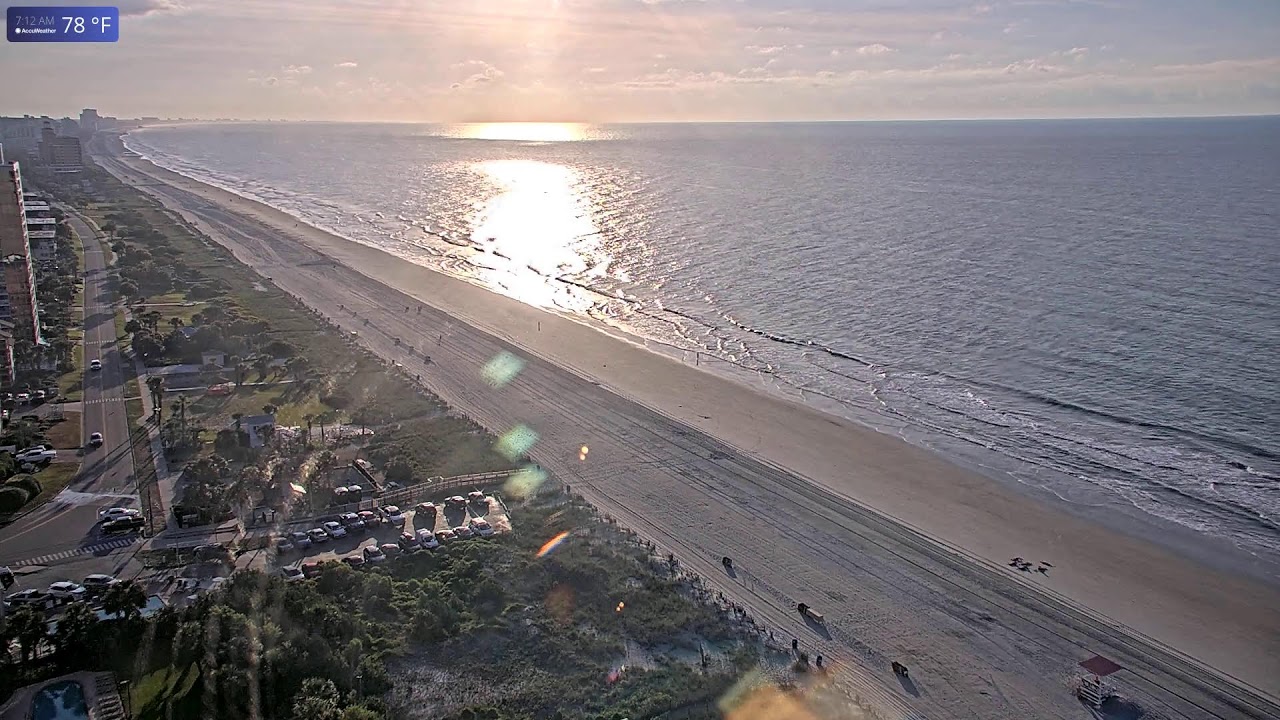 Live webcam view of 52nd Avenue North Beachfront