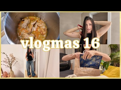 ✨ VLOGMAS day 16 | GRWM chatting for my CHRISTMAS DINNER with FRIENDS