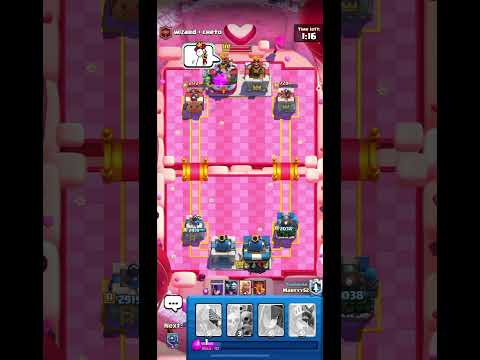 DMG + Mary vs Wizard + Cheto #clashroyale #clash #supercell