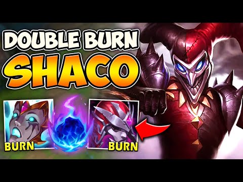 DOUBLE BURN SHACO TERRORIZES THE RIFT!! (SO MUCH POKE) - Pink Ward Shaco