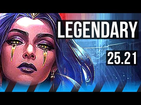 LEBLANC vs ZED (MID) | 12/1/1, 6 solo kills, Legendary | EUW Master | 25.21