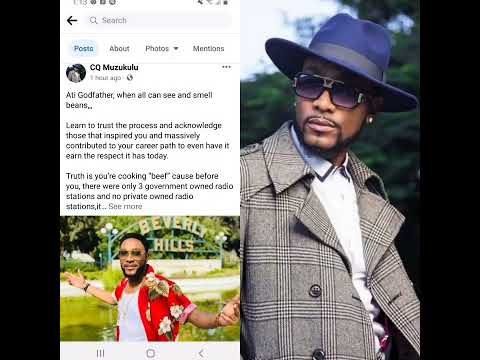 Showstar & CQ "beef": I am "The Godfather" of Zambian music, said Showstar. CQ disagrees...