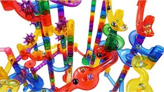 How to Build Marble Run EXTREME Set SLIDE, Marble Genius