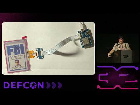 DEF CON 32 - Psychic Paper: Making eink access badges accessible for anyone - Joshua Herman