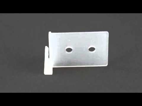 Clip Style Vertical Corrugated Shelf Support, SSC-73