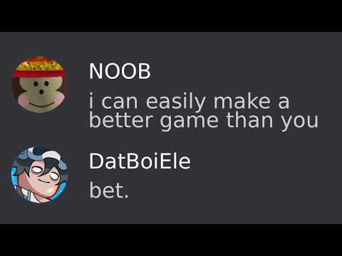 i hired a Noob to try and beat me at Making a ROBLOX GAME