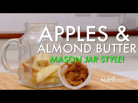 Apples & Almond Butter Mason Jar Recipe