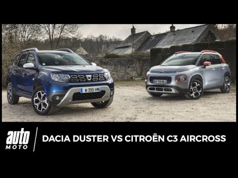 2018 Dacia Duster vs Citroën C3 Aircross : lutte des classes