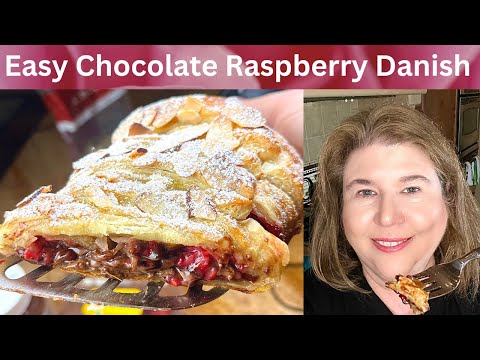 Easy Chocolate and Raspberry Danish | Perfect for Valentine's Day! ❤️❤️❤️