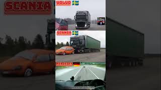 Download lagu Mercedes vs Volvo vs Scania Truck Brake System Test mp3