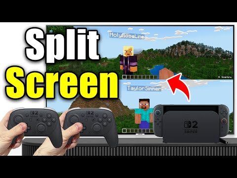 How To Play Minecraft Split Screen on Nintendo Switch 2 (Local Co-op)