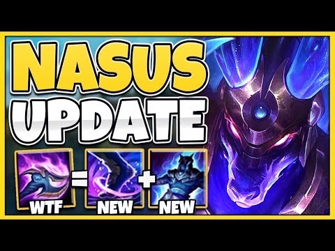 *NEW UPDATE* NASUS NOW HAS MULTIPLE STACKING ABILITIES (100% BROKEN) - League of Legends