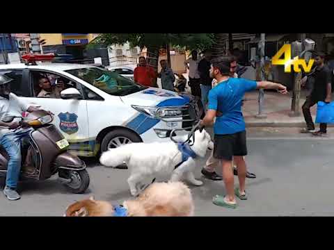 Derogatory Language Used by Youth Towards Police in Hyderabad Video Muted for Offensive Content.