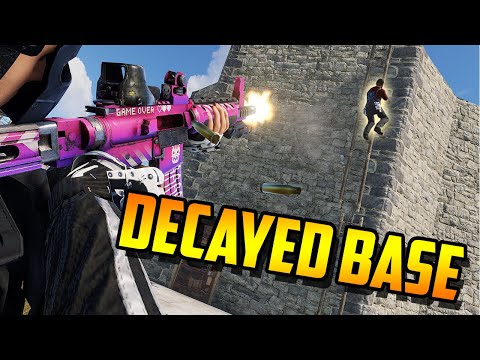 Fighting for a LOADED Decayed base in Rust!