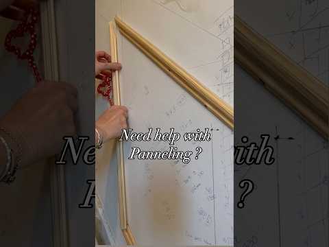 How To Fit Wall Panelling On The Stairs - My Easy Step-by-step Guide! Wall Panel / Panneling Guide