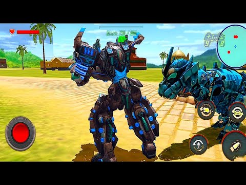 Megatron Transformers Angry Dino Robot Car Transforming Game 2021 - Android Gameplay