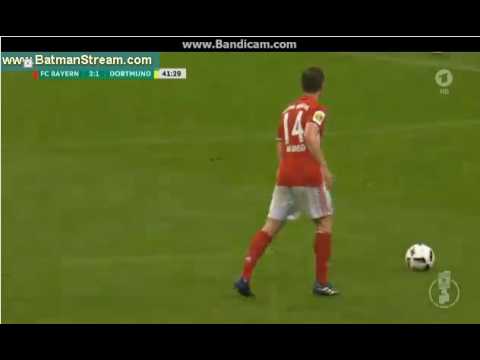 Bayern München 2-1  Borussia Dortmund Mats Hummels Goal