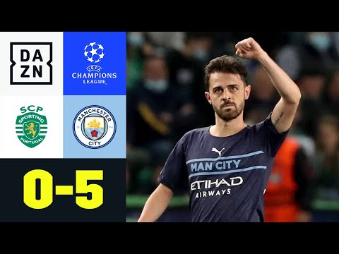 Sporting erlebt sein skyblues Wunder: Sporting – Manchester City 0:5 | UEFA Champions League | DAZN