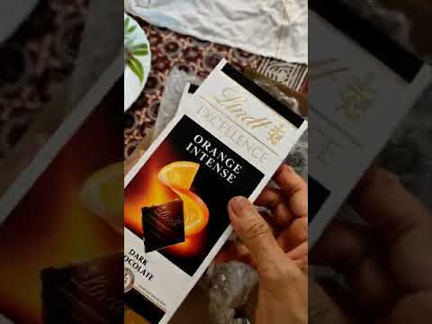 Lindt Excellence Chocolate Bar Dark Intense Orange