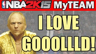 I LOOOVE GOOOLLLDD! - NBA 2K15 MyTeam Pack Opening: Legendary VIP Packs