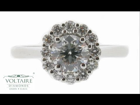 Handmade Cluster Style Engagement Ring - ER 1039