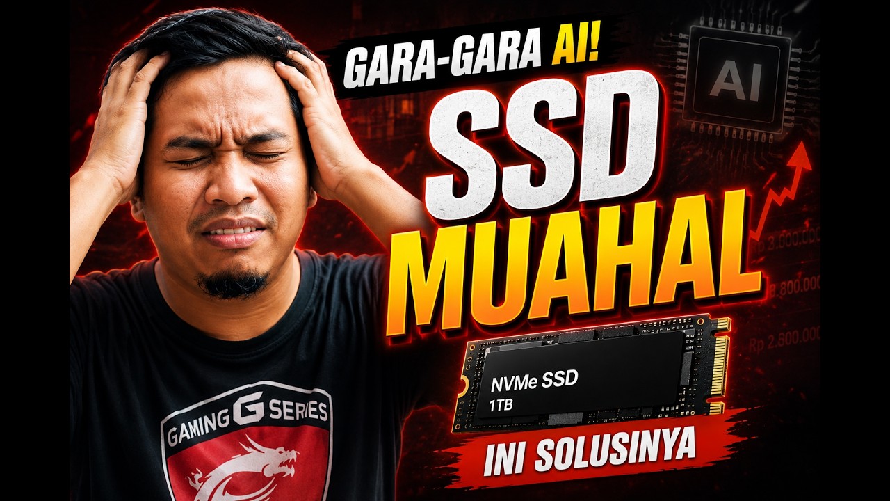 GARA-GARA AI HARGA SSD & HARDISK GILA-GILAAN 2026! Ini Solusi Backup Murah yang Jarang Diketahui