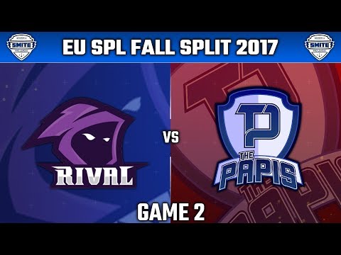 SMITE Pro League Fall Split Week 2 EU 2017 - Team Rival vs. The Papis (Game 2)