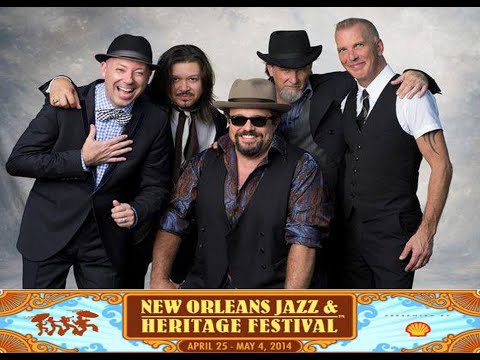 The Mavericks live at the New Orleans Jazz and heritage festival 2014