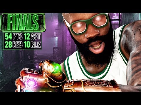 50 POINT QUADRUPLE-DOUBLE IN FINALS! NBA 2K20 My Career Gameplay Best Paint Beast Build