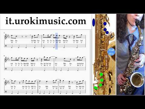 Corso di Sassofono Contralto Demi Lovato - Tell Me You Love Me Tablature Tab Parte#2 um-i276