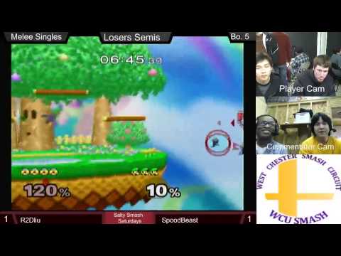 Salty Smash Saturdays V   Melee Singles Bracket   R2DLiu vs  Spoodbeest