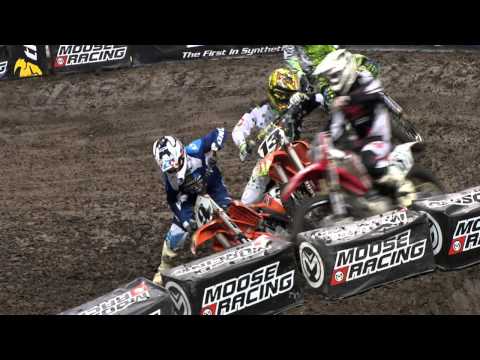 Arenacross -  Friday Race Highlights from the Cedar Park Center in Cedar Park, Texas 2012