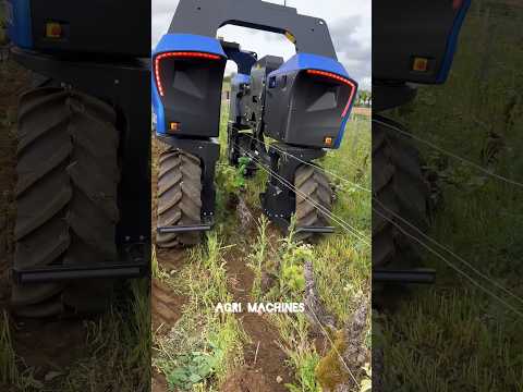Full Electric & Autonomous Robot BAKUS For Vineyards || Made By VitiBot France || #shorts #farming