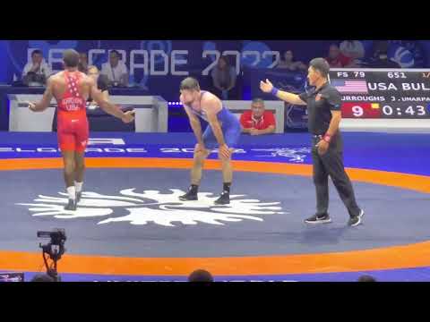 Jordan Ernest BURROUGHS (USA) df. Ali Pasha Ruslanovich UMARPASHAEV (BUL)