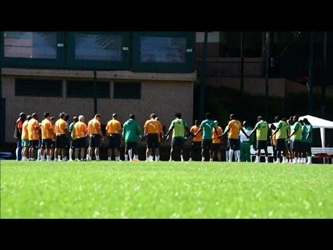 Ivory Coast trains ahead of Colombia match