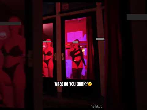 Amsterdam red light district girls 😮 nightlife in Amsterdam