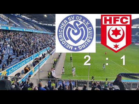 MSV Duisburg : Hallescher FC 2:1 Stimmungsimpressionen