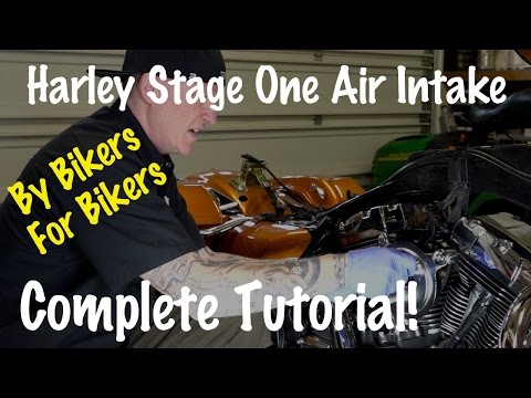 Install Stage One Air Intake Kit on Harley Davidson Motorcycle | Biker Motorcycle Podcast