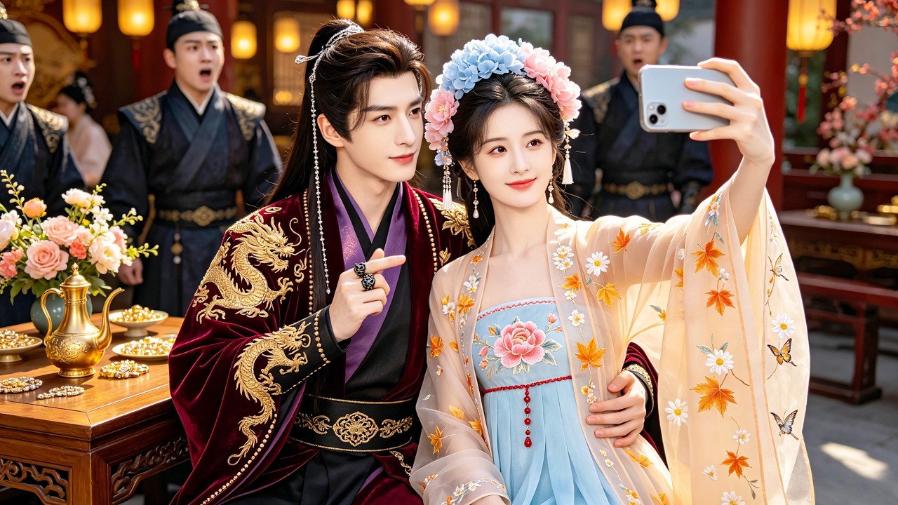 Nữ streamer xuyên không đến cổ đại,tỉnh dậy cạnh hoàng tử điển trai và chuyện tình lãng mạn bắt đầu!