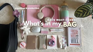 What's in My Office Bag 🎀 Aesthetic Beauty & Productivity Essentials