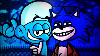 Ugly Sonic vs Influencer Smurf - RAP BATTLE!
