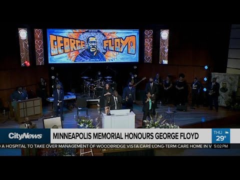 ‘You changed the world:’ George Floyd honoured at Minneapolis memorial