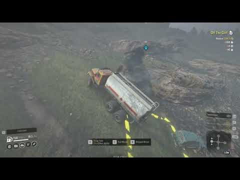 Snowrunner NoDLC NoMOD Hardmode ep40 :Drowned Truck :Off The Cliff :Aquatic :Lost Light Trailer.....