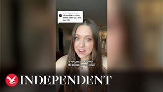 Woman who was legally blind finally finds out what her husband looks like