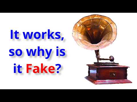 Why these gramophones are fake to me