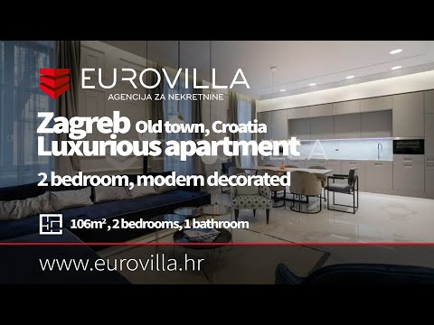 Eurovilla - Old town Zagreb, Hebrangova st., luxurious two bedroom apartment