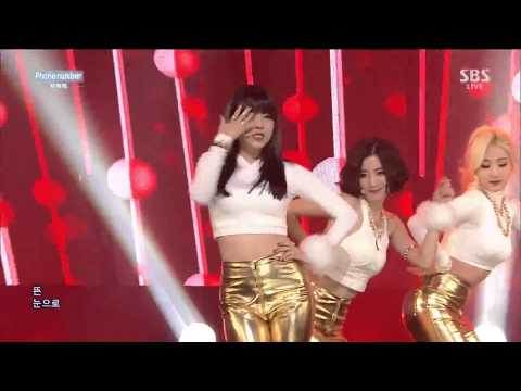 150201 TAHITI - Phone Number @ Inkigayo